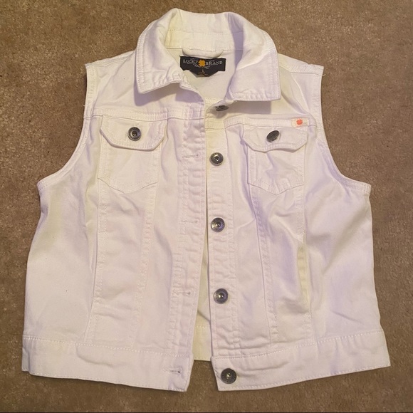 Girls 2 piece Lucky Brand Vest Bundle - Picture 4 of 5